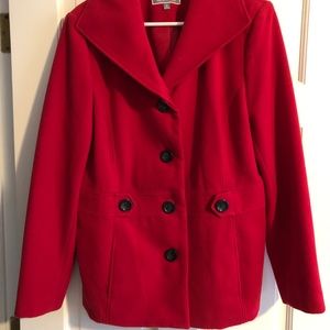 Red Peacoat